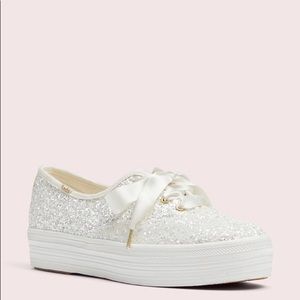 Kate Spade Keds Sparkle Platform Sneaker